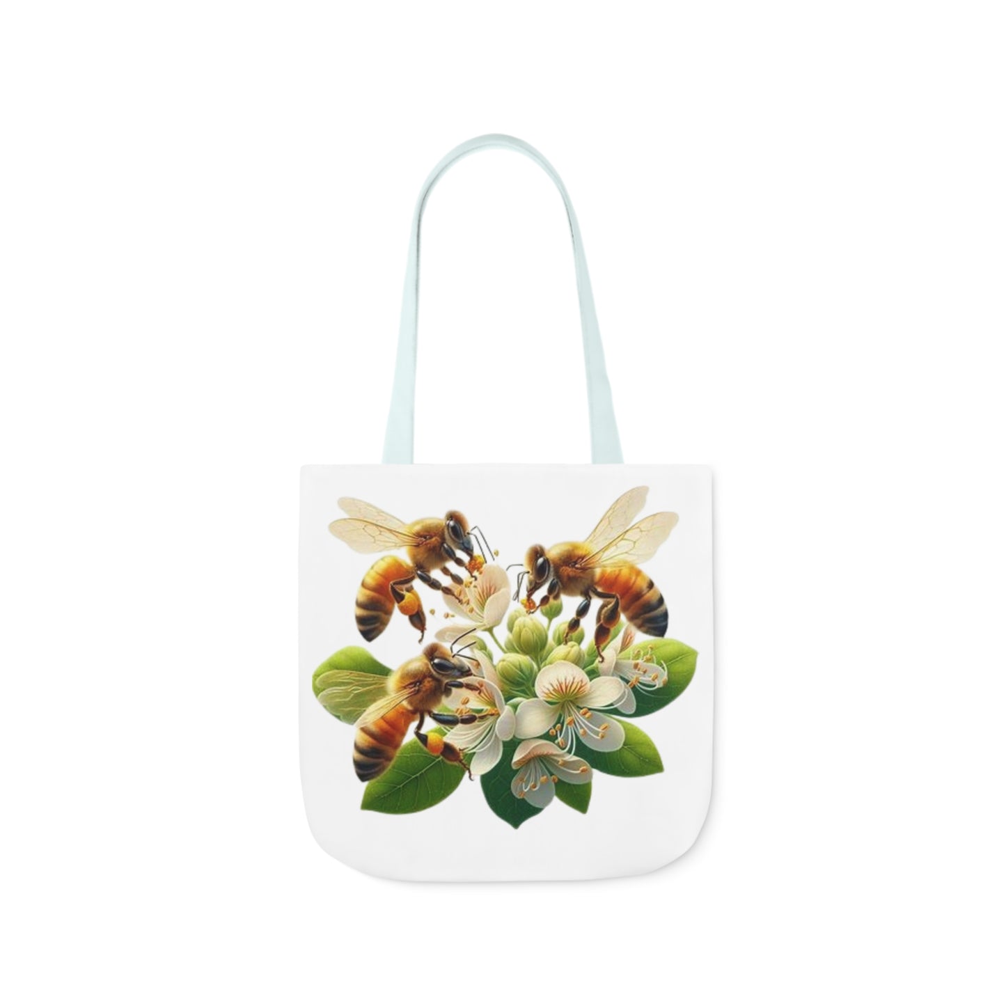 Bee-Themed Canvas Tote Bag