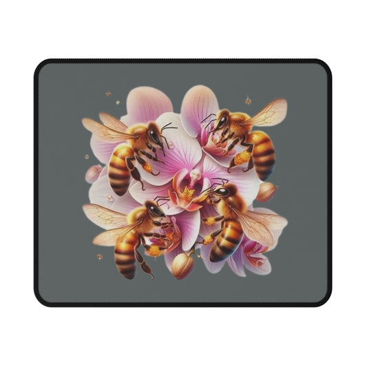 Floral Bee Mouse Pad