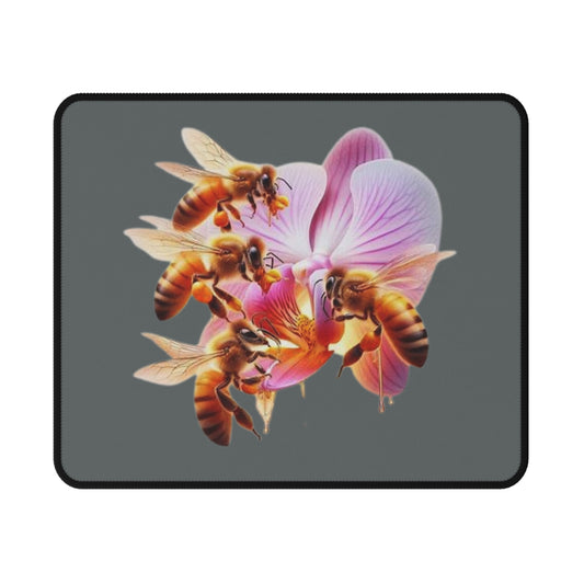 Floral Bee Mouse Pad