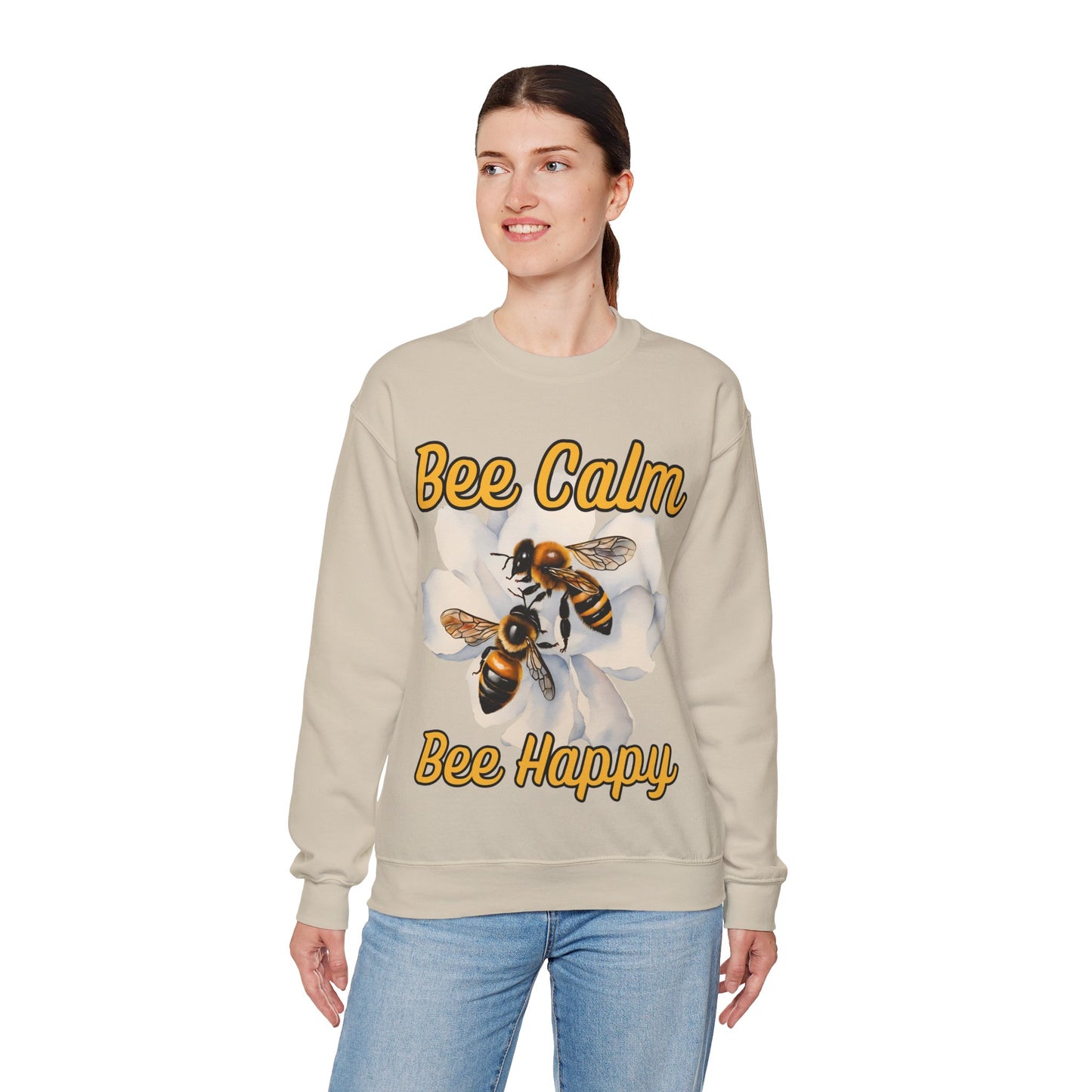 Bee Calm Bee Happy Sweatshirt