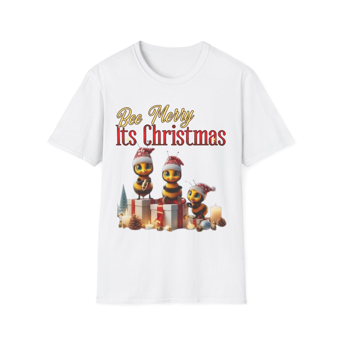 Bee Merry Its Christmas T-Shirt