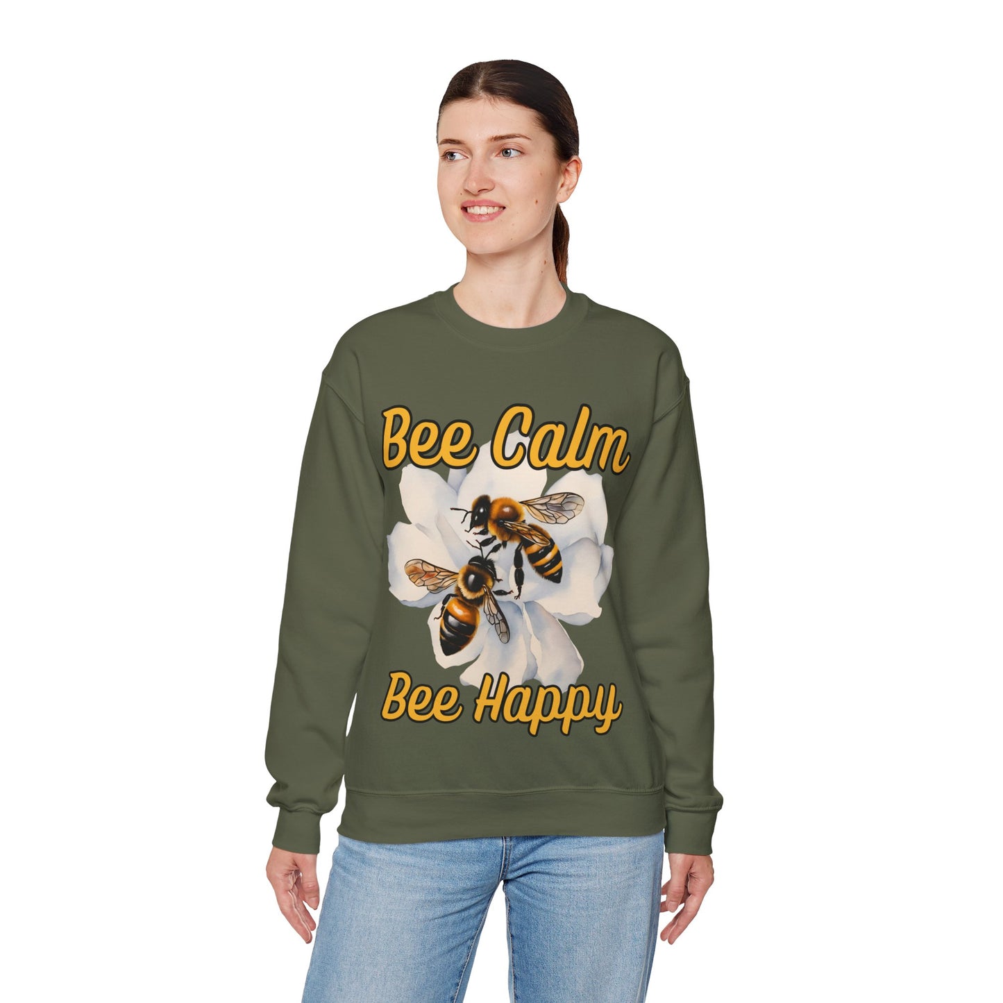 Bee Calm Bee Happy Sweatshirt