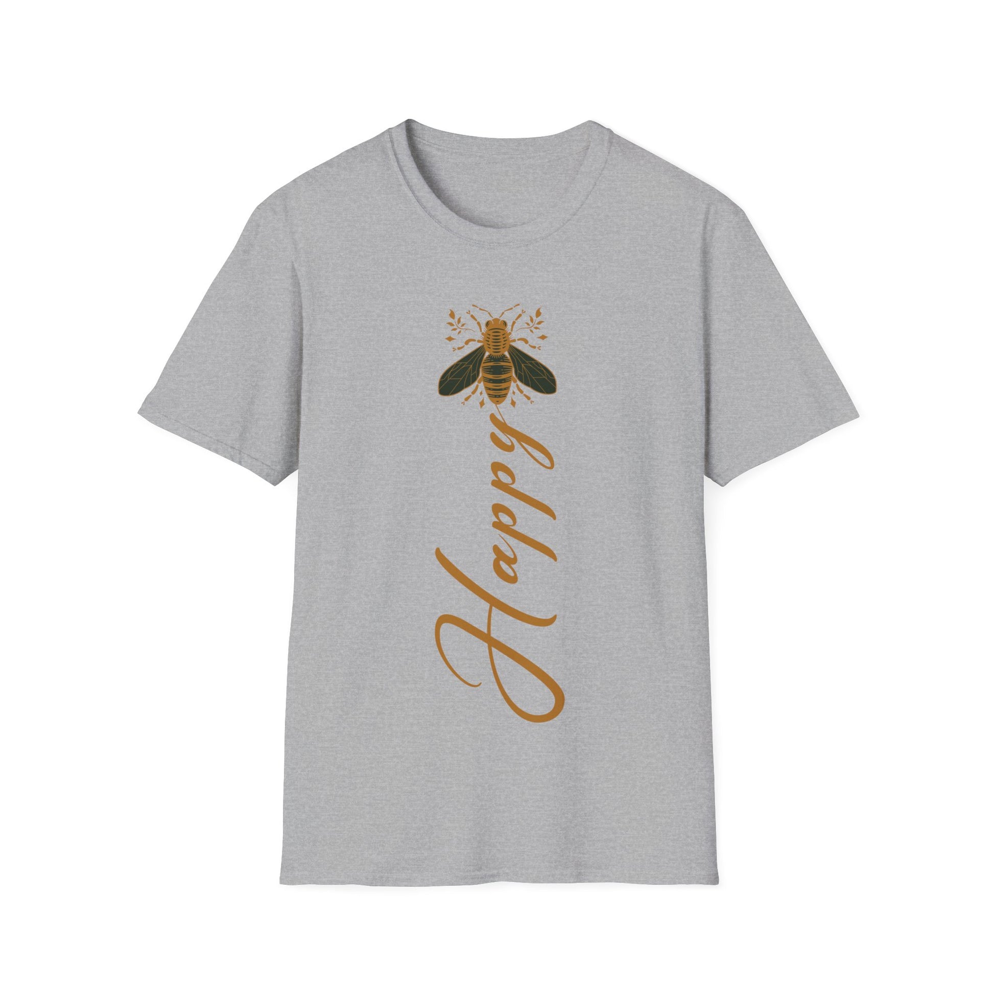 Bee Happy T-Shirt Logo From CBBees.shop The Worlds Best Bee Themed Product Store