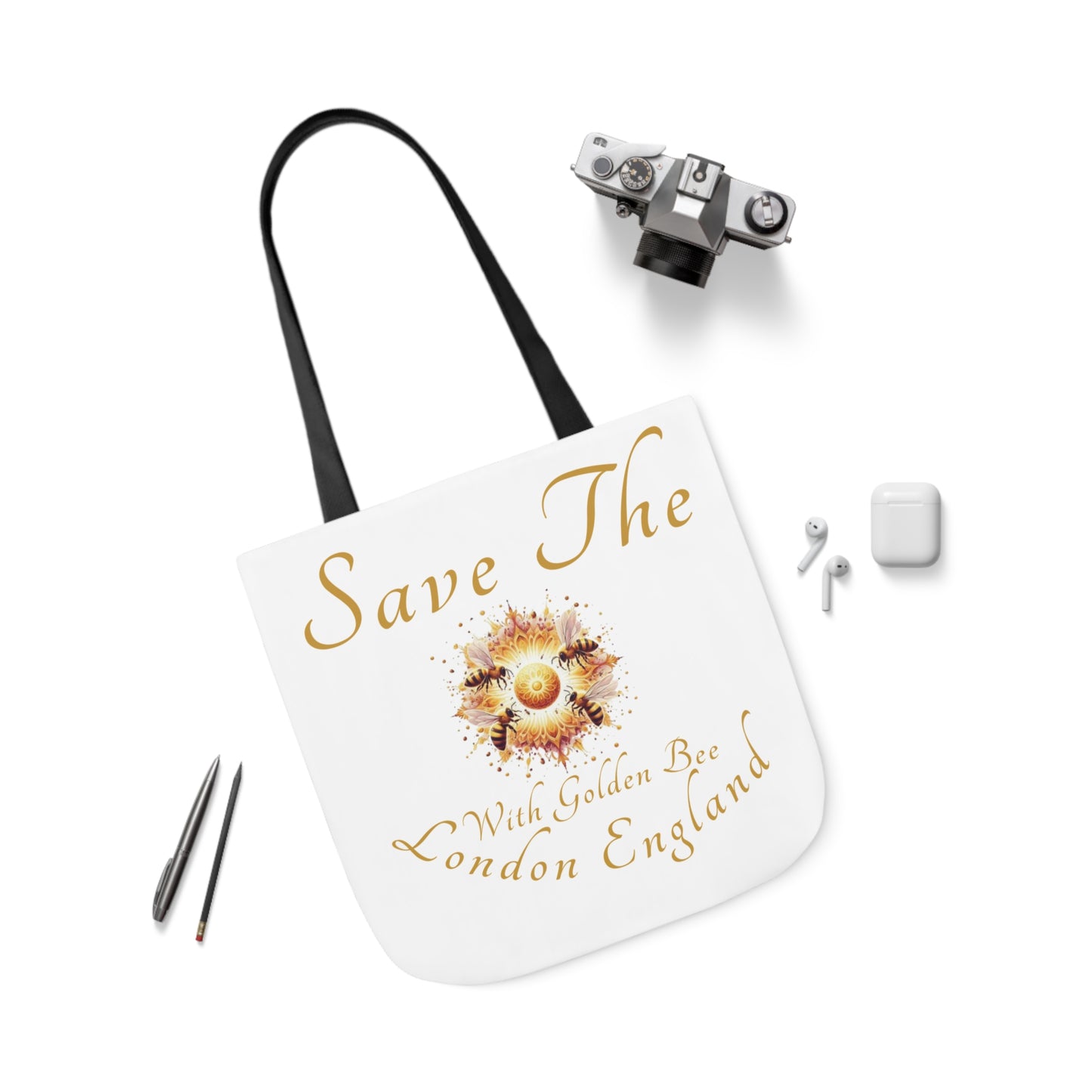 Save The Bees Canvas Tote Bag