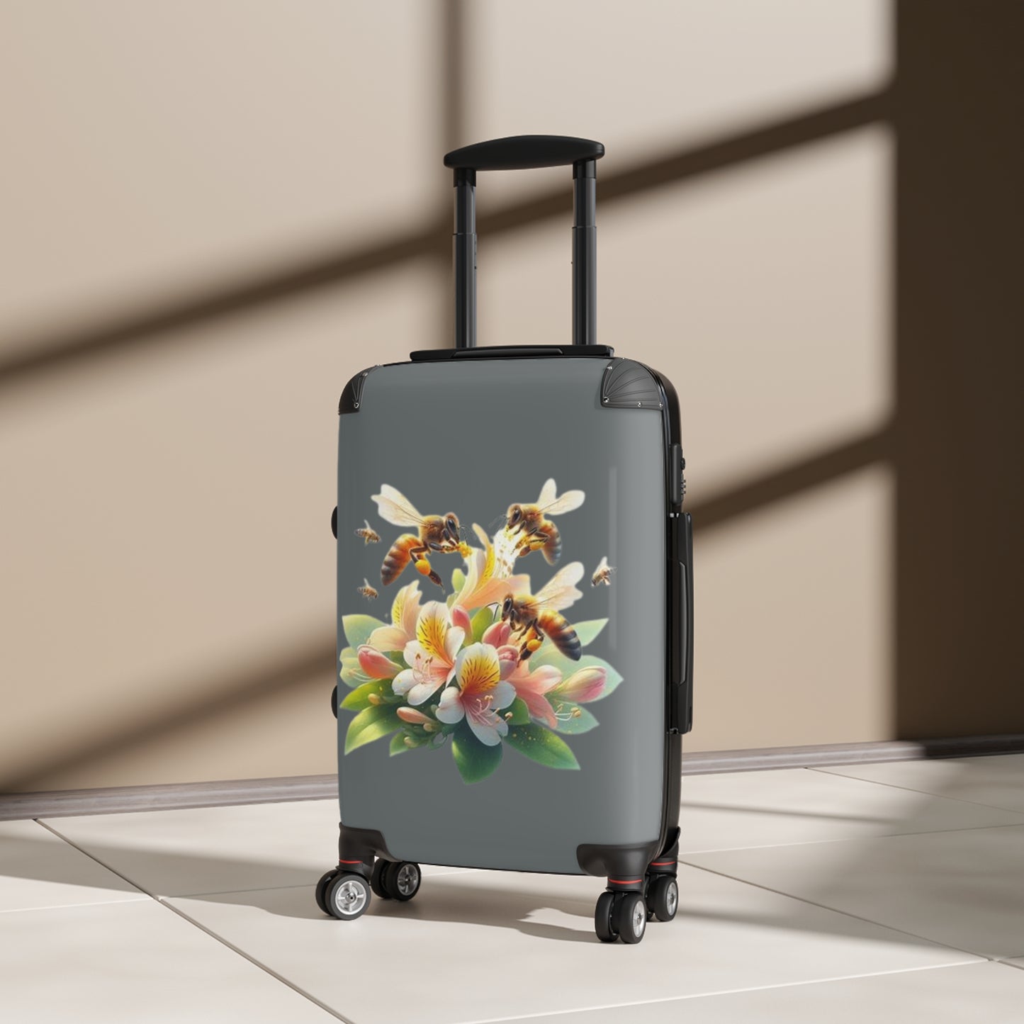 Bee Floral Design Suitcase