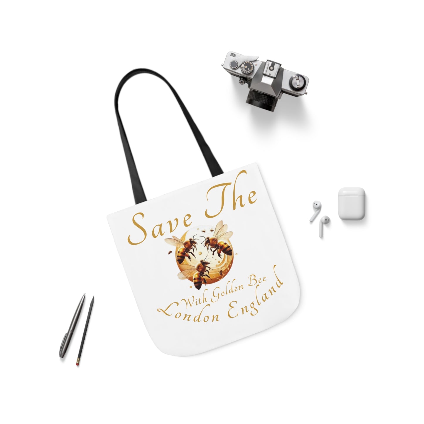 Save The Bees Canvas Tote Bag