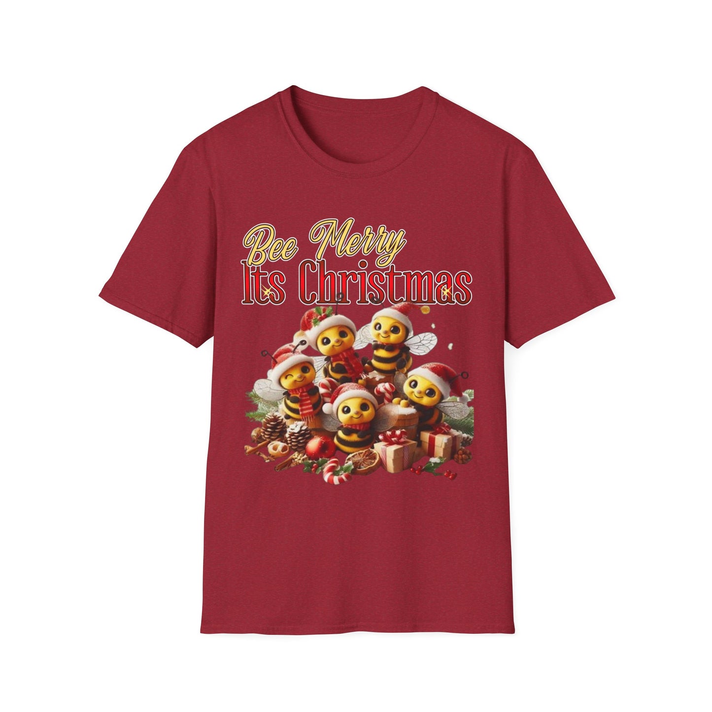 Bee Merry Its Christmas T-Shirt